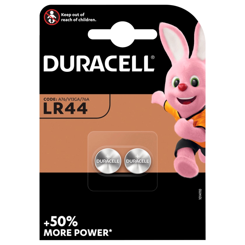 Duracell Knopfzellen LR 44 2er Pack